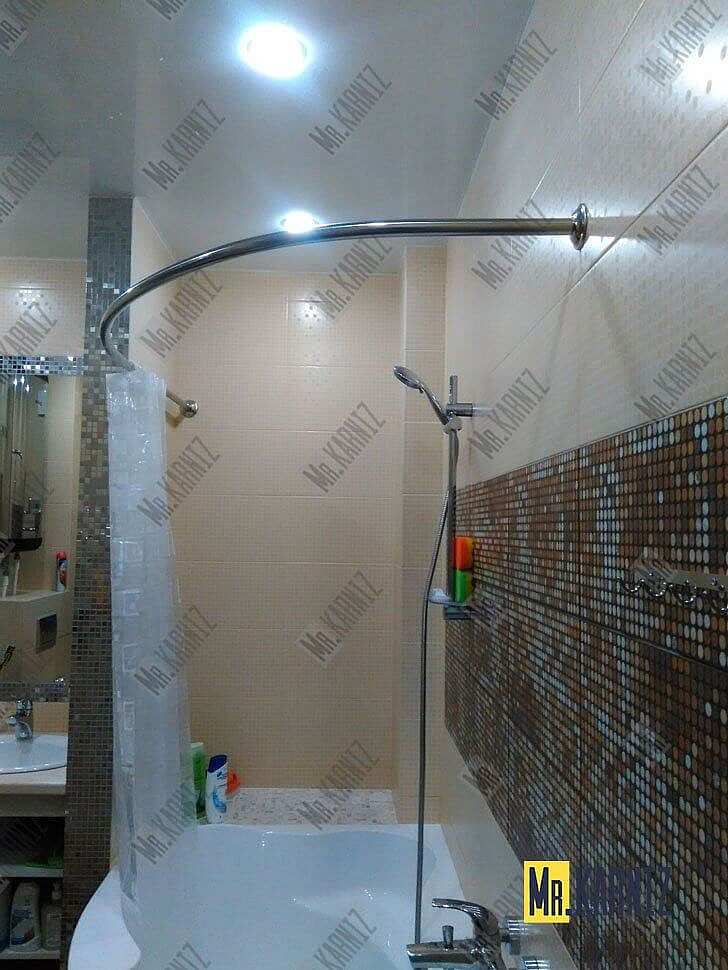 Карниз для ванны Royal Bath AZUR 150 Усиленный 25 мм MrKARNIZ фото 14