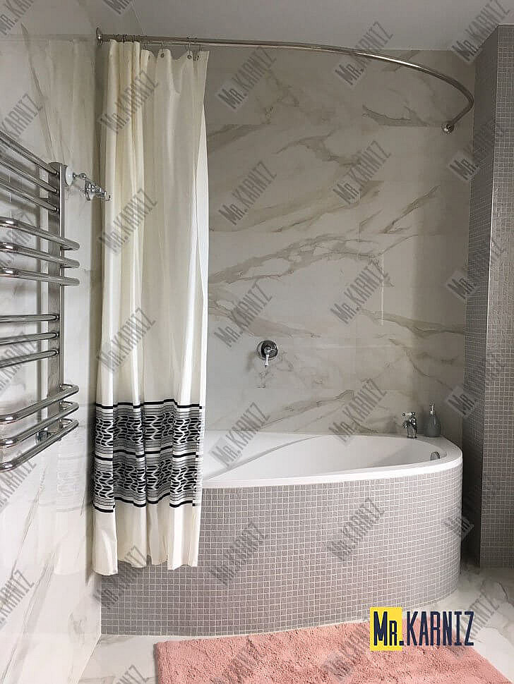 Карниз для ванны Royal Bath AZUR 150 Усиленный 25 мм MrKARNIZ фото 15