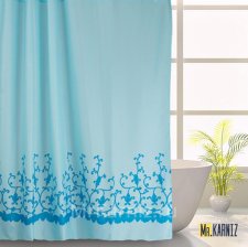 Штора для ванной Plot Art голубая