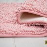 Комплект ковриков для ванной и туалета Люкс розовый фото 4