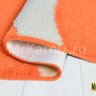 Комплект ковриков для ванной и туалета Орбита оранжевый фото 5