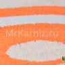 Комплект ковриков для ванной и туалета Орбита оранжевый фото 6