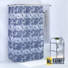 Штора для ванной Жаккард Old Time